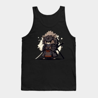 hedghog samurai Tank Top